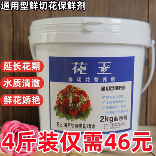 花王通用型百合玫瑰延长剂小菊2KG鲜花保鲜剂营养剂家用花店