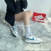 BQ5448 Nike 117 小dior GS防滑耐磨灰白蓝低帮板鞋 Court Borough