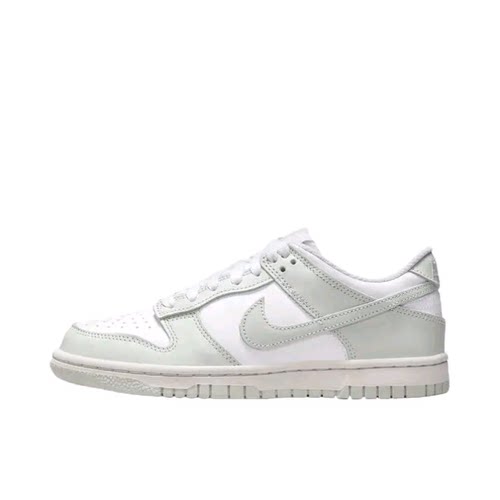 Nike Dunk 板鞋 经典复古百搭 大童/白色/浅银色 FB9109-124 DL仓
