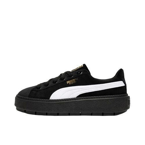 PUMA Platform Trace V  板鞋 女款 黑白372613-01  河北仓