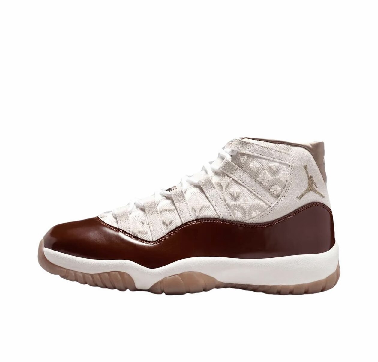Air Jordan 11 AJ11白棕色男女高帮篮球鞋AR0715-101GZ仓