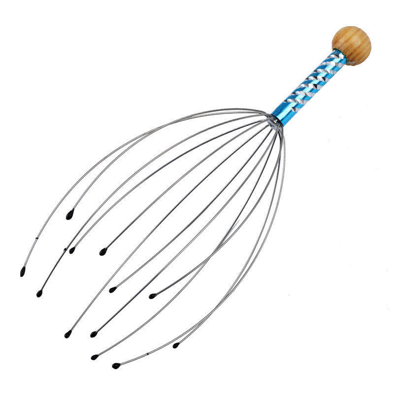 灵魂提取器头部八爪鱼按摩器钢珠头皮按摩爪疏通摩仪颈椎按摩神器