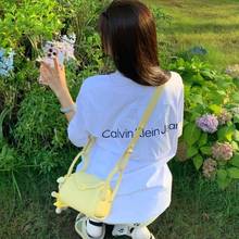 ck浮雕短袖男女同款夏季薄款大logo印花宽松半袖上衣情侣T恤衫潮