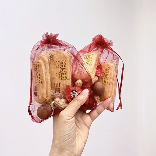 普陀山福袋五台山还愿祈福袋贡品袋寺庙拜拜袋求子求学袋抽绳空袋