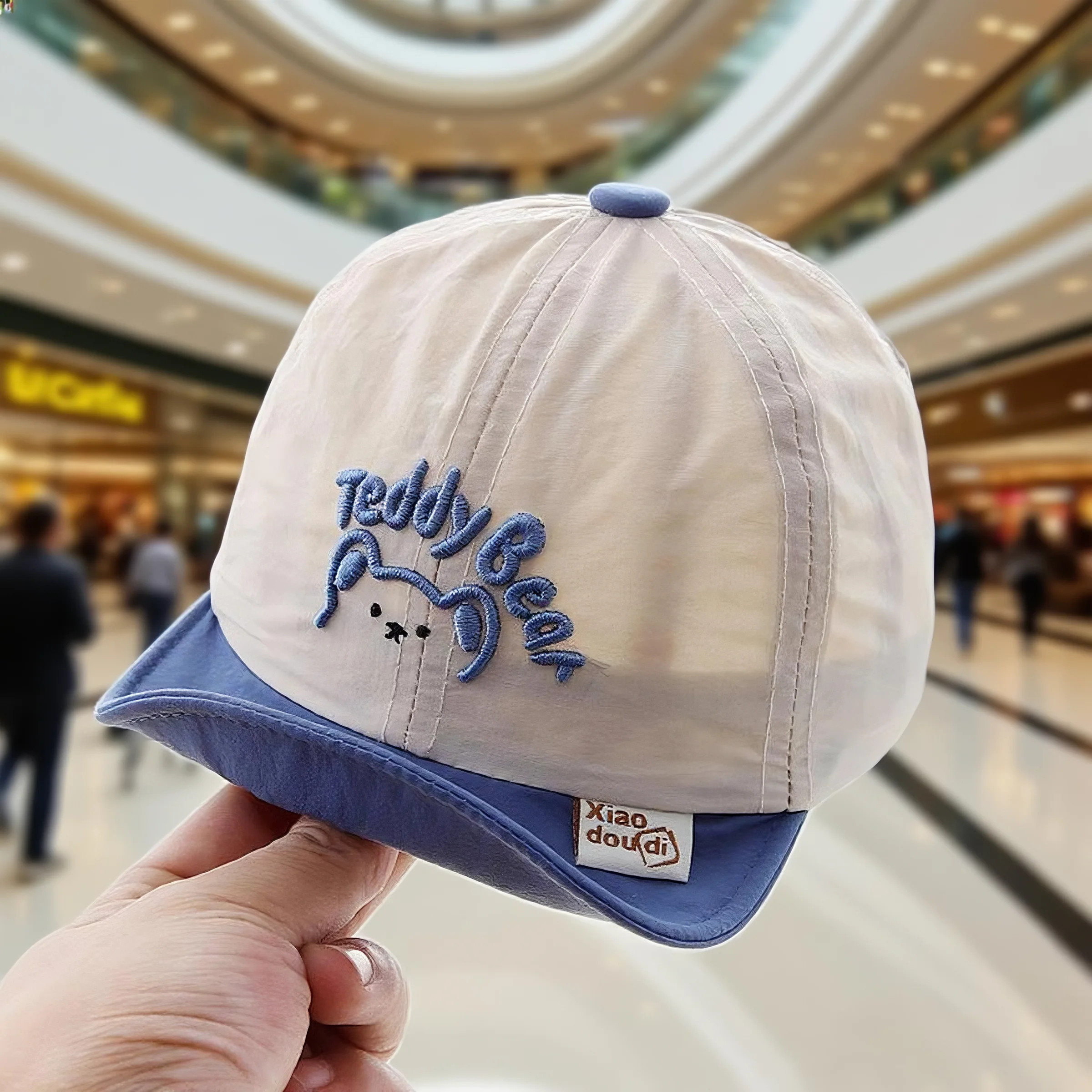 婴儿帽子夏季薄款宝宝软檐鸭舌帽遮阳防晒小月龄6到12个月婴幼儿