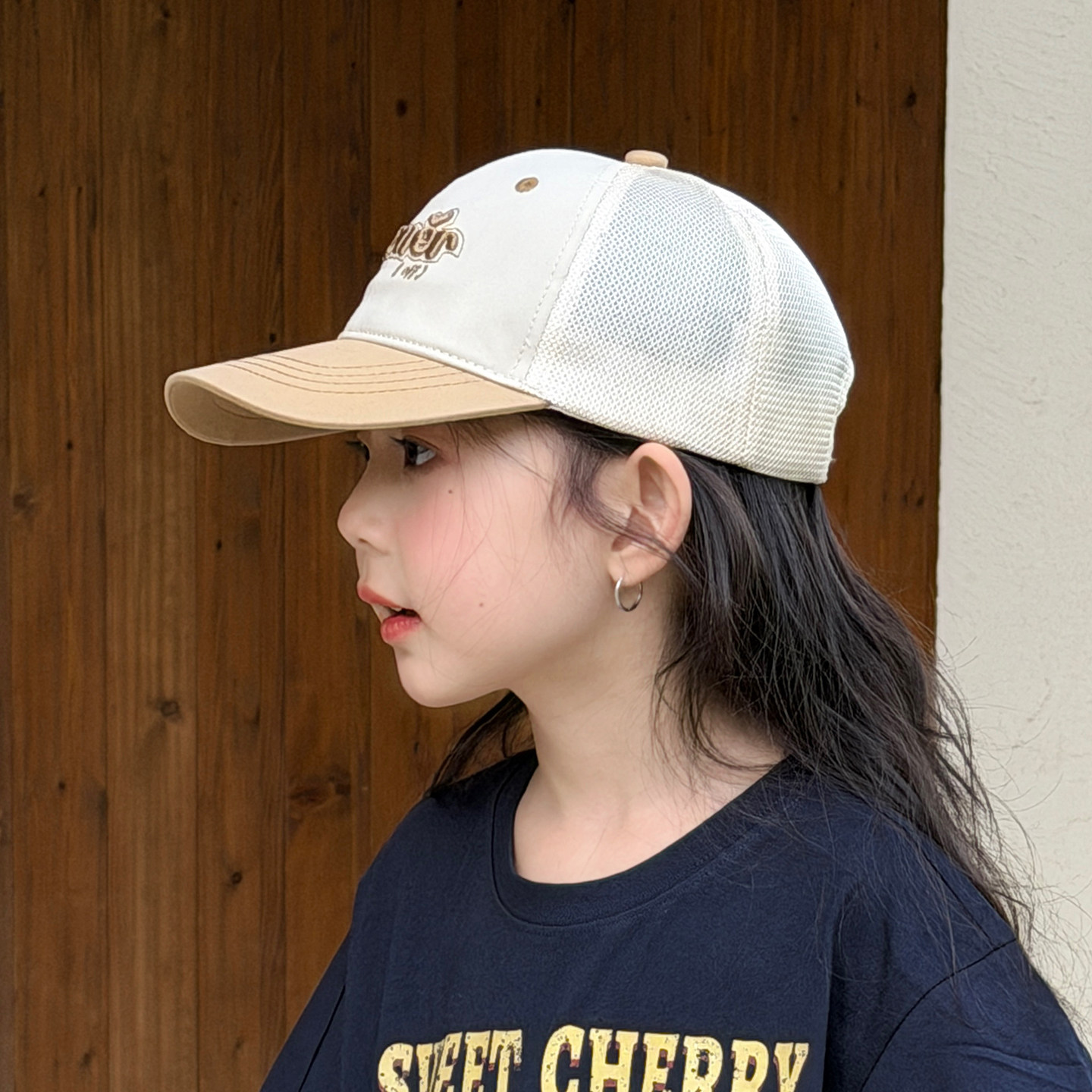 儿童帽子女孩2026新款棒球帽夏季遮阳薄款透气女童鸭舌帽韩版防晒