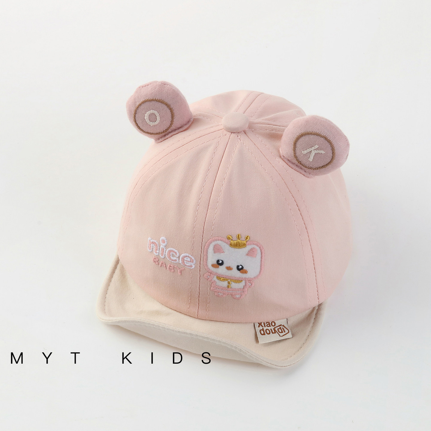 婴儿帽子春秋季薄款鸭舌帽遮阳小月龄外出女宝宝防晒棒球帽婴幼儿