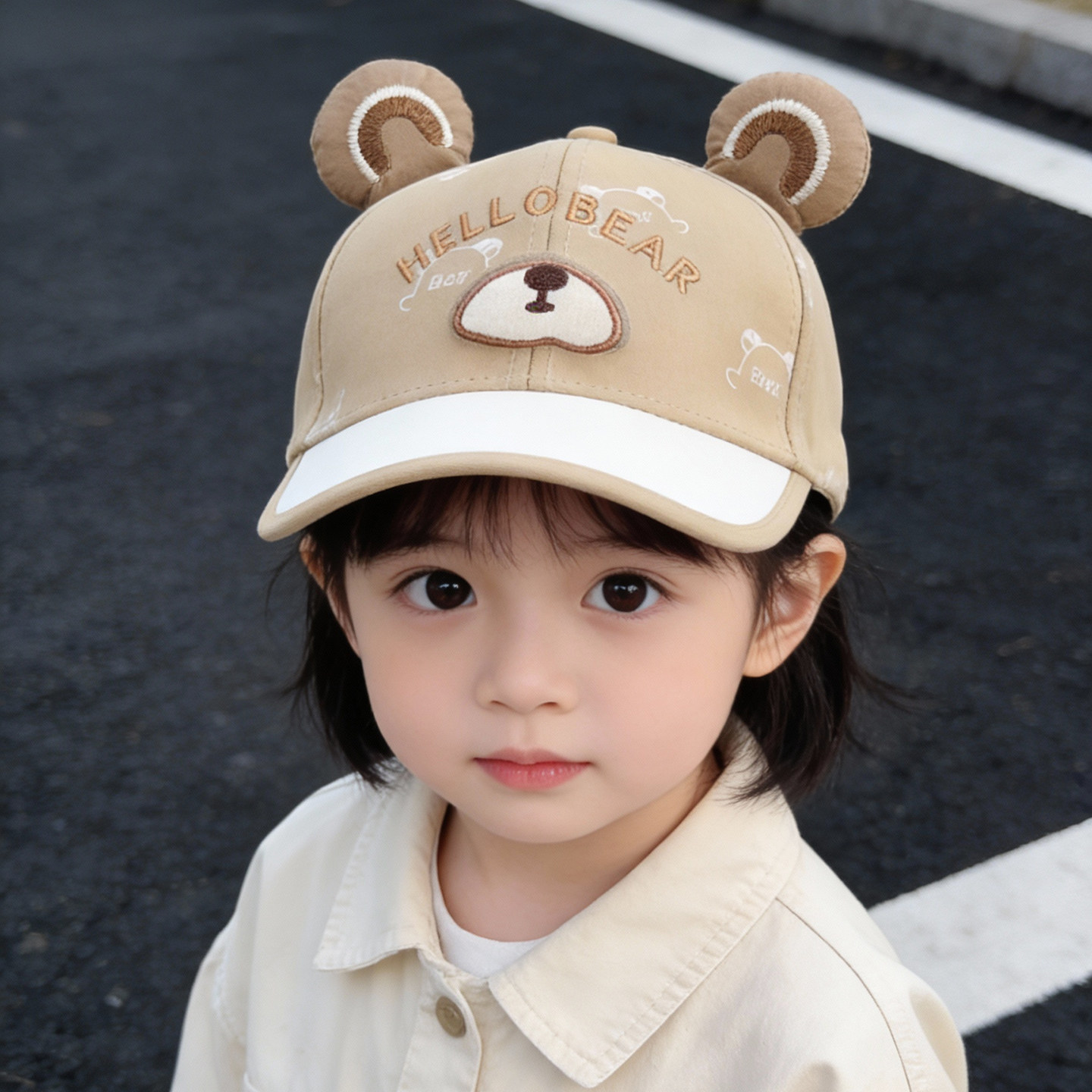 宝宝帽子春秋季超好看棒球帽洋气可爱超萌儿童鸭舌帽男孩户外防晒