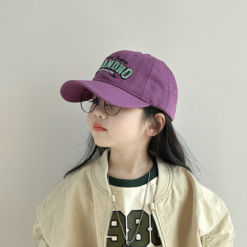 儿童帽子女孩棒球帽秋冬季女童