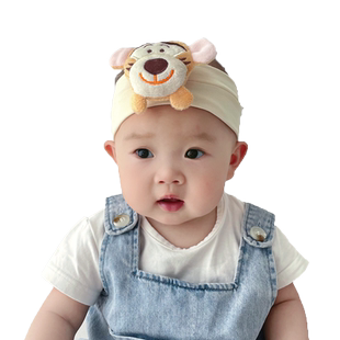 婴儿帽子夏季薄款发带护囟门帽0一6月宝宝帽子春秋款婴幼儿新生儿