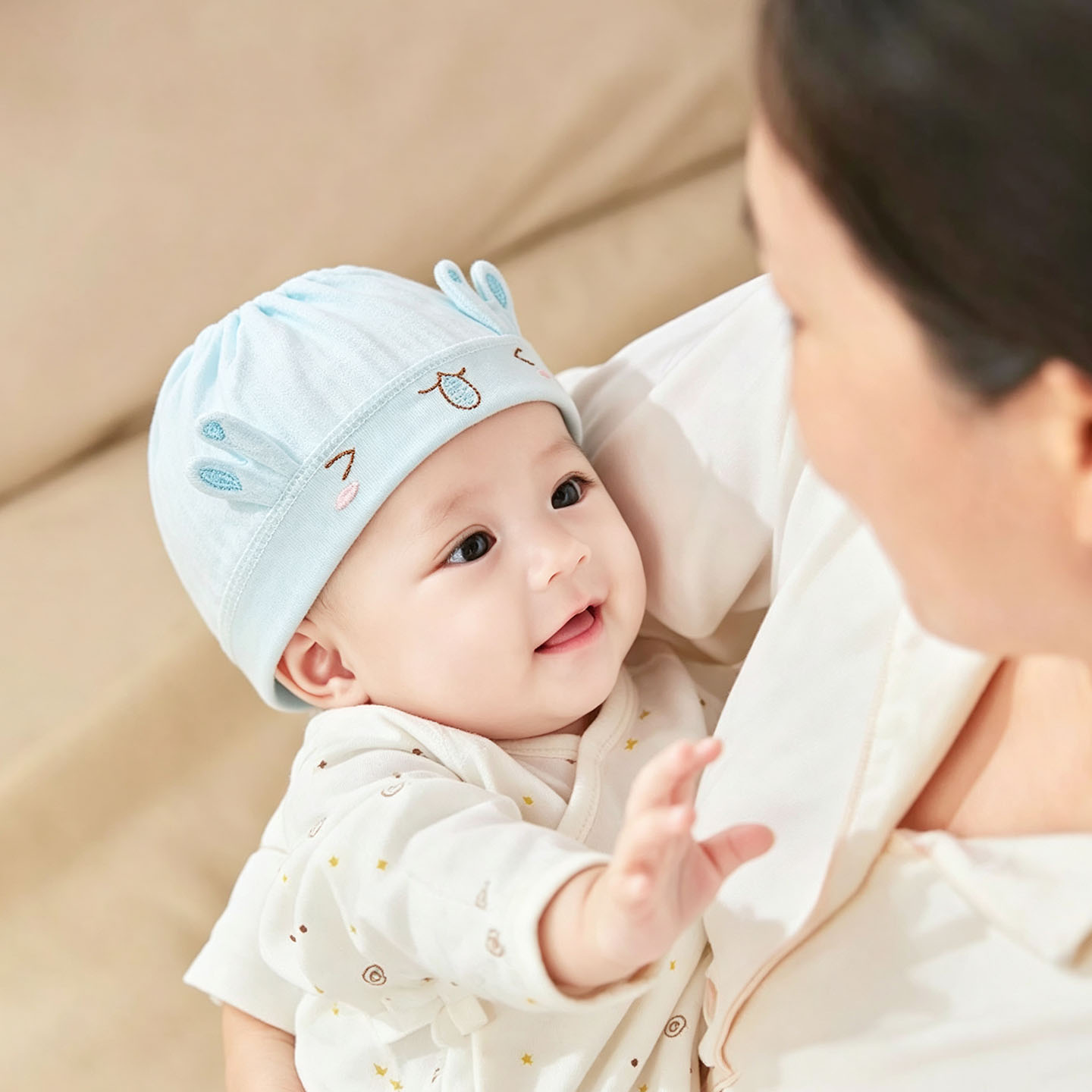 新生婴儿帽子夏薄款护囟门小月龄图片