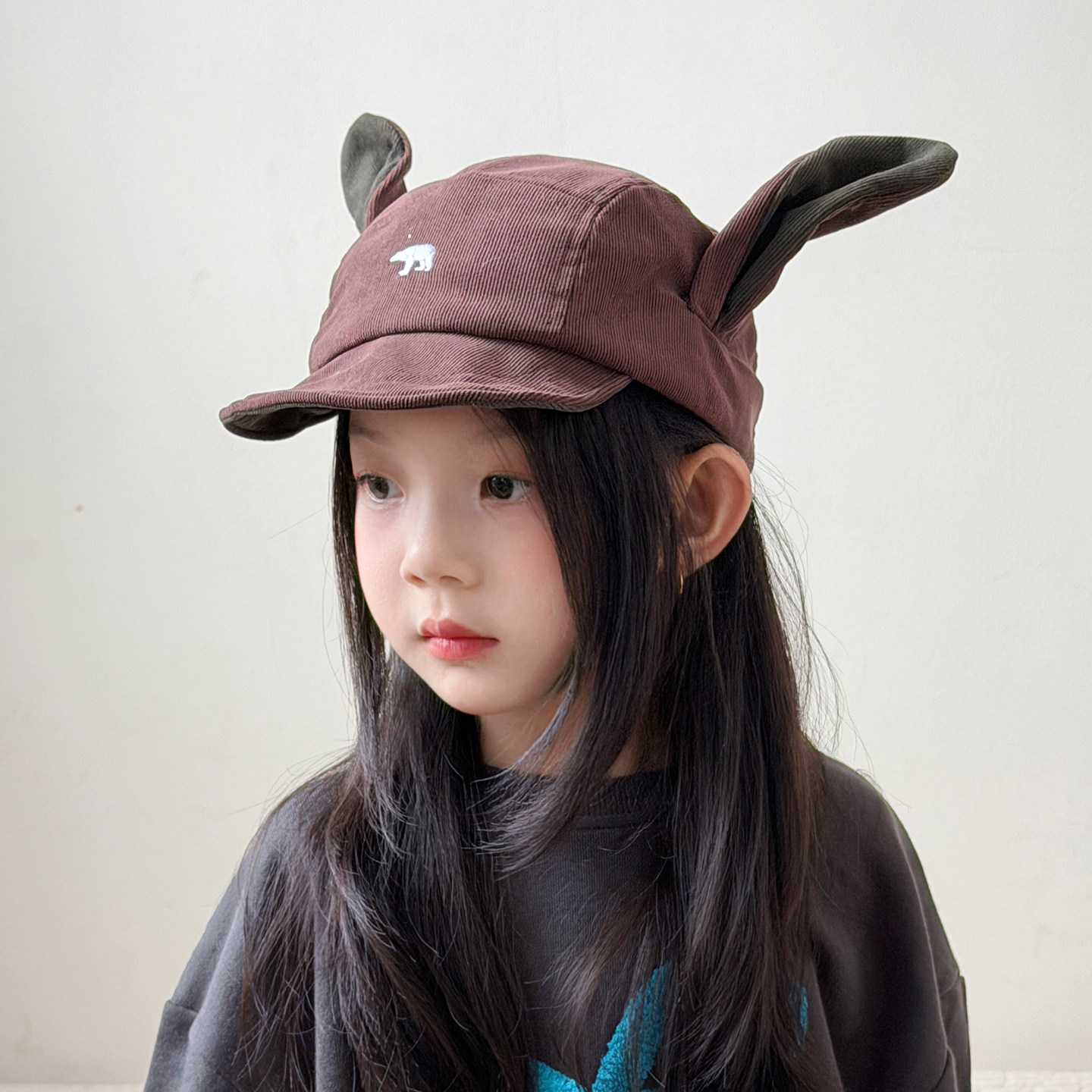 儿童帽子女孩2026新款软檐鸭舌帽