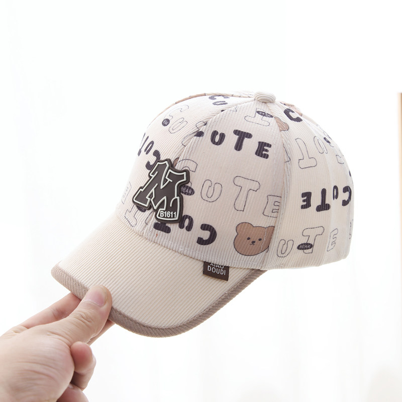 儿童帽子男孩秋冬款棒球帽遮阳帽2024新款男童鸭舌帽防晒帽小童