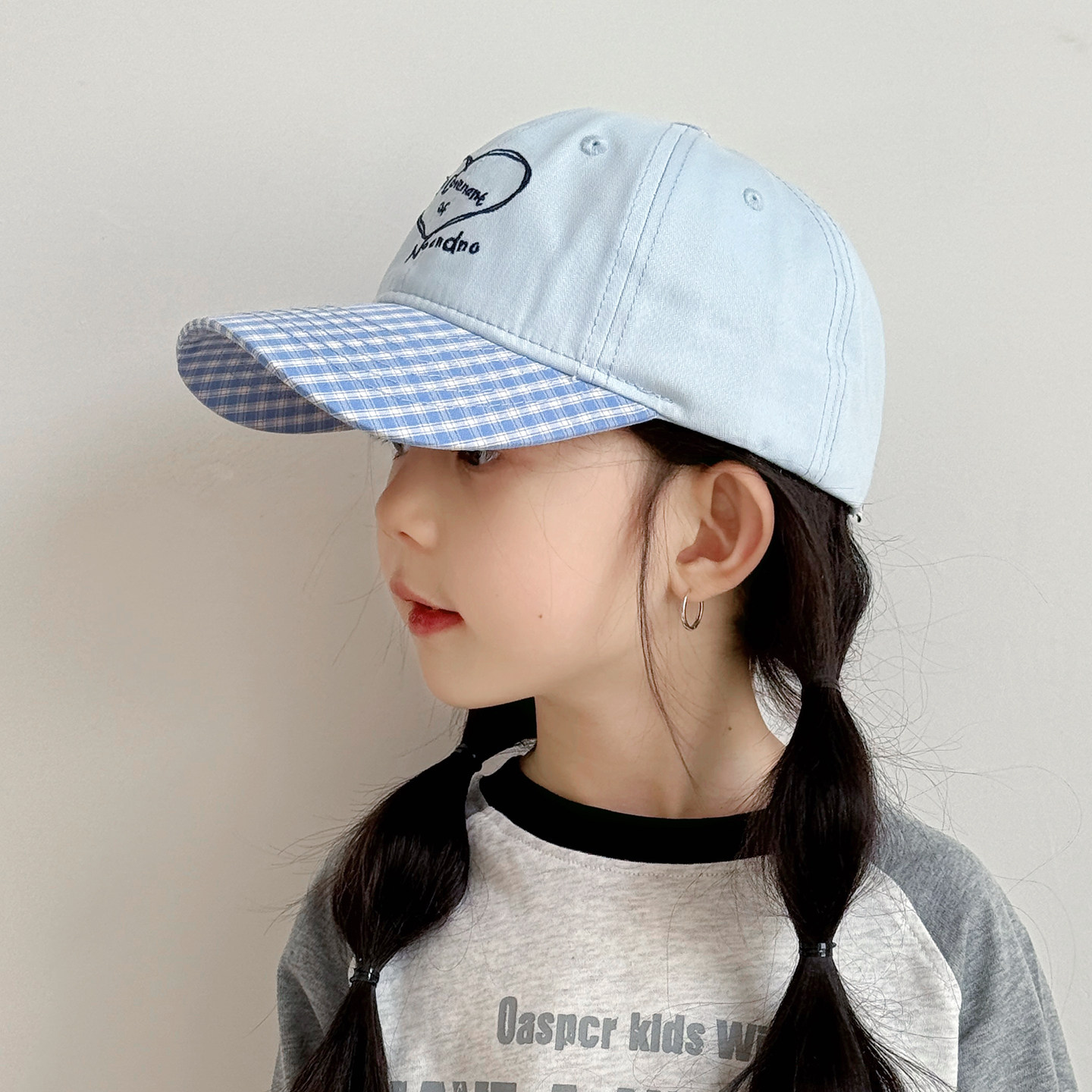 儿童帽子女孩2026新款春季大帽檐棒球帽韩版潮流女童鸭舌帽洋气帽