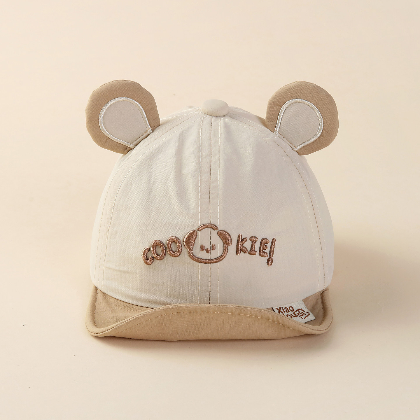 婴儿帽子春秋季薄款速干遮阳软檐鸭舌帽洋小月龄男宝宝夏天防晒