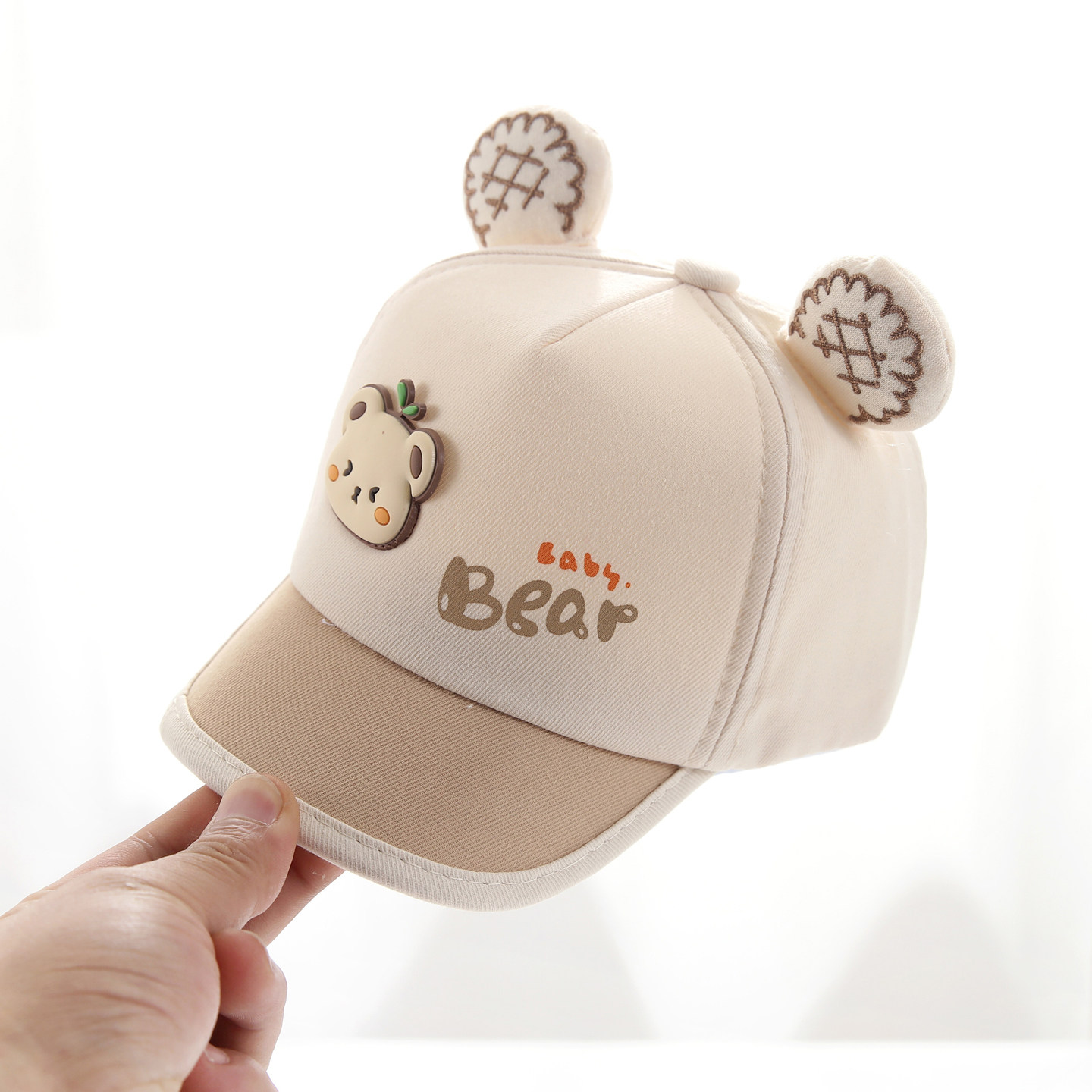 婴儿帽子春秋季薄款可爱超萌棒球帽遮阳防晒宝宝鸭舌帽洋气婴幼儿