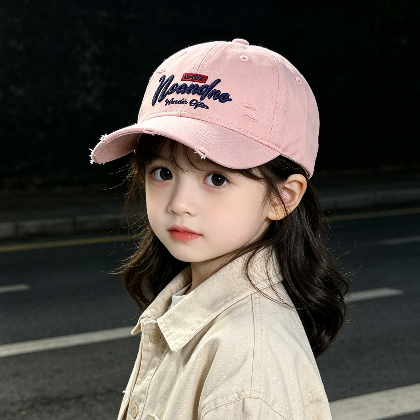 儿童帽子女孩秋冬季棒球帽韩版