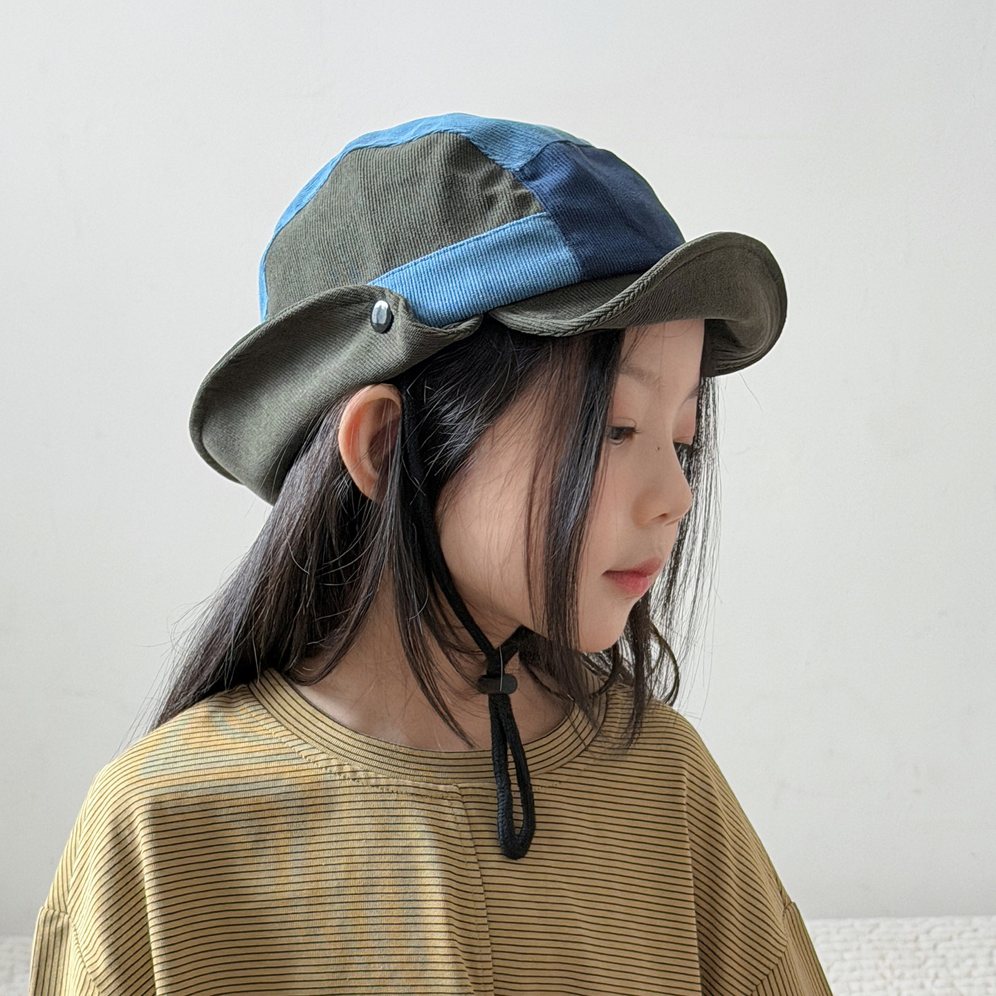 儿童帽子秋冬季女孩渔夫帽户外