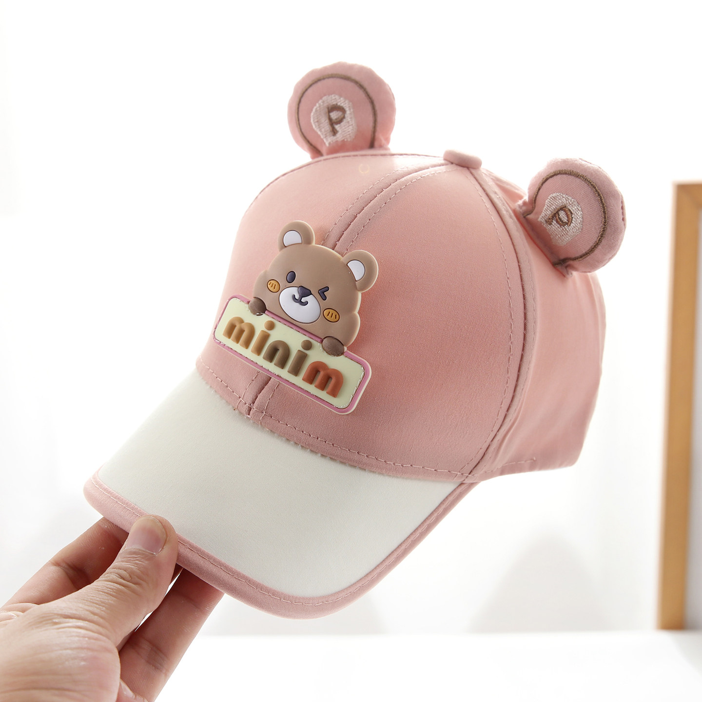 儿童帽子女孩春秋季薄款棒球帽洋气可爱遮阳防晒女童鸭舌帽宝宝帽