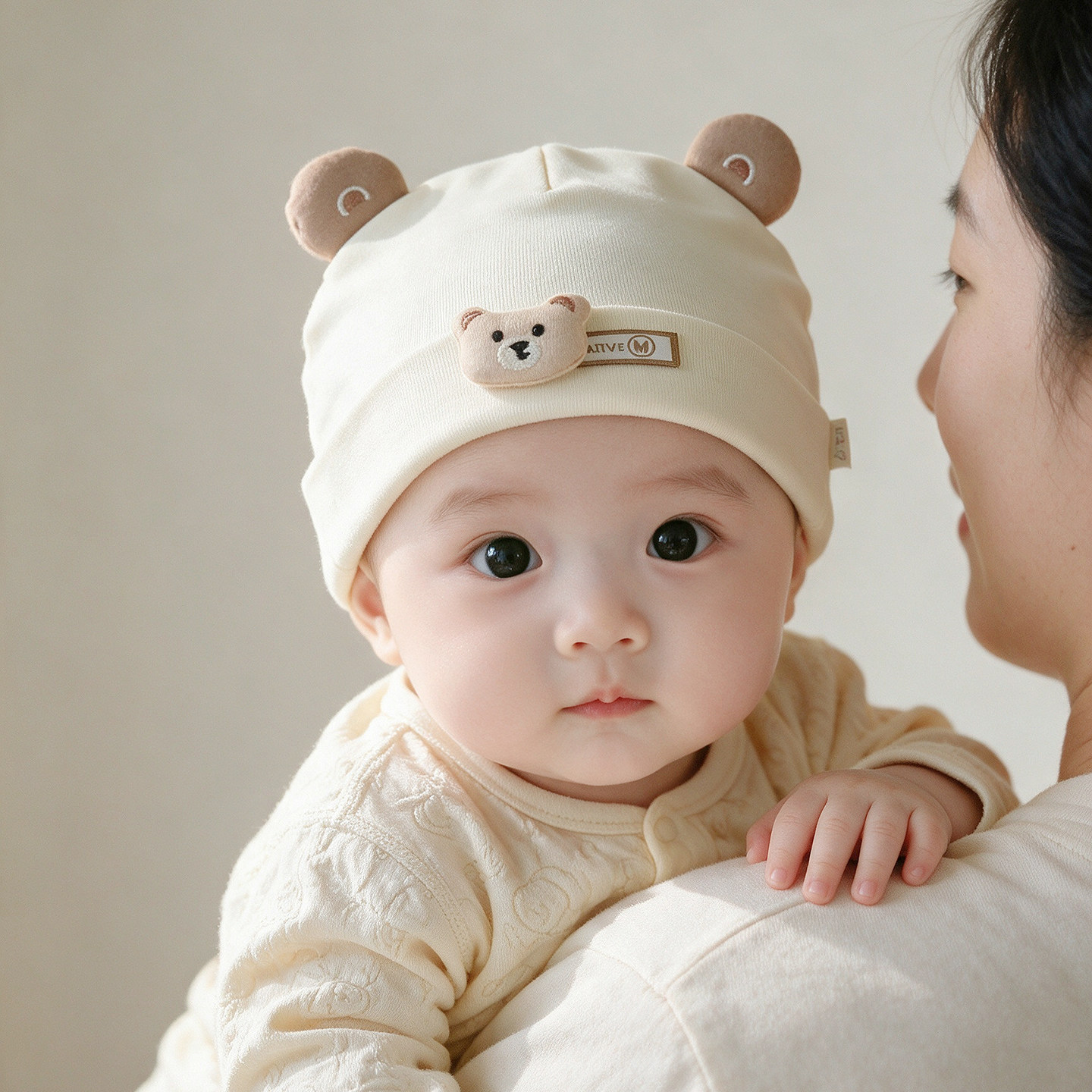 婴儿帽子0到3个月小月龄宝宝胎帽