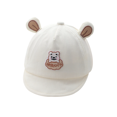 婴儿帽子可爱超萌鸭舌帽新生儿