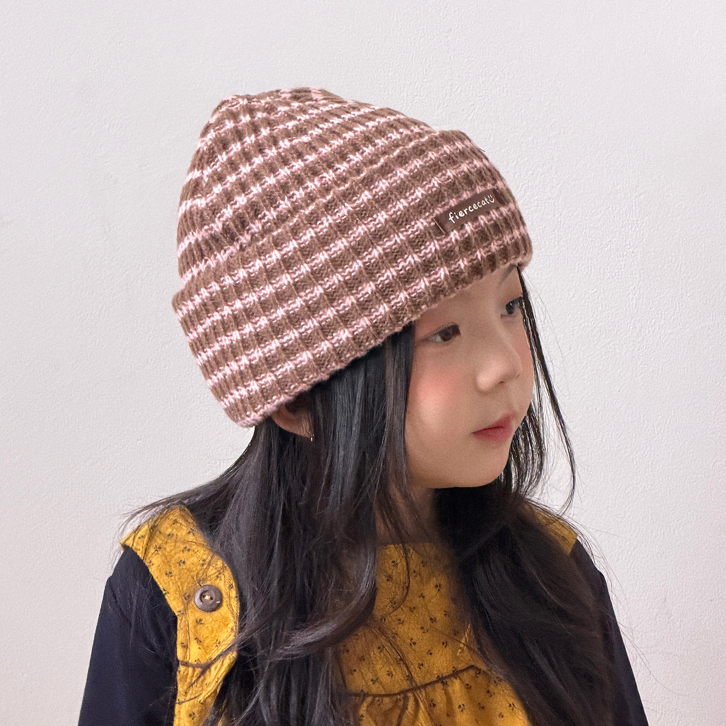 儿童帽子女孩毛线帽秋冬季户外