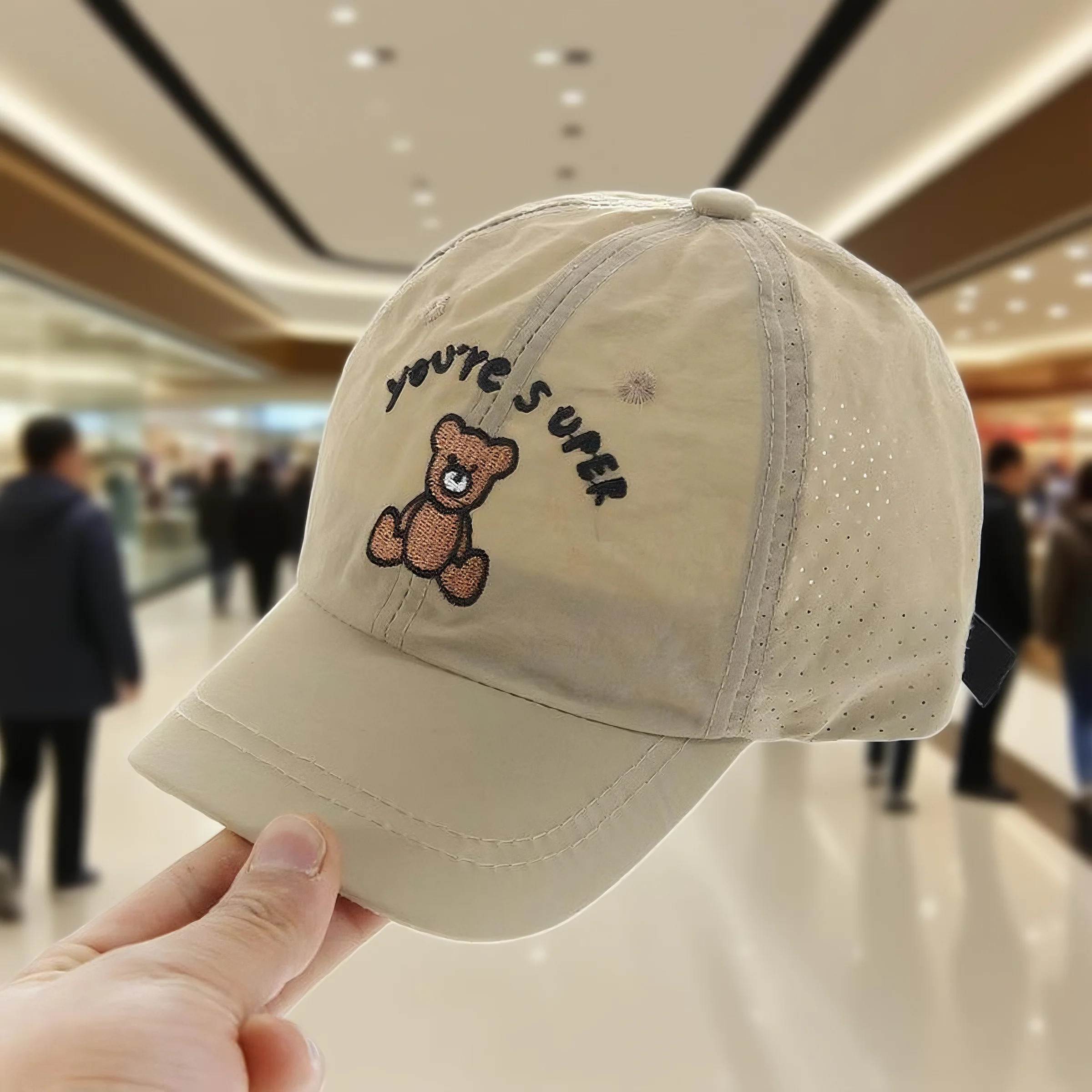 宝宝帽子夏季薄款棒球帽男孩韩版外出儿童鸭舌帽一岁男宝遮阳防晒