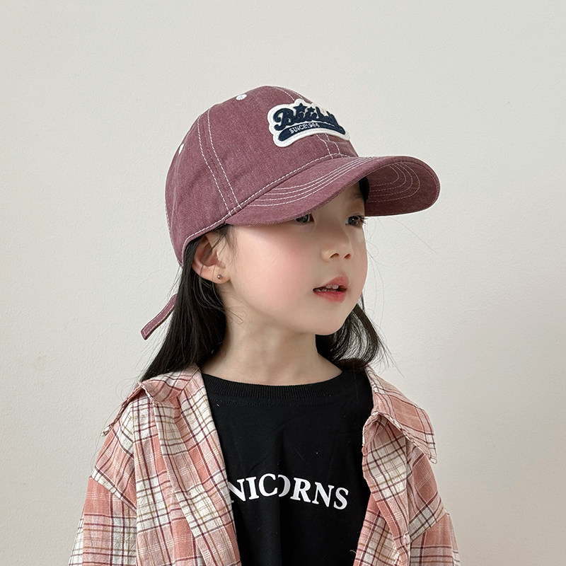 女童帽子春秋季儿童棒球帽大帽檐
