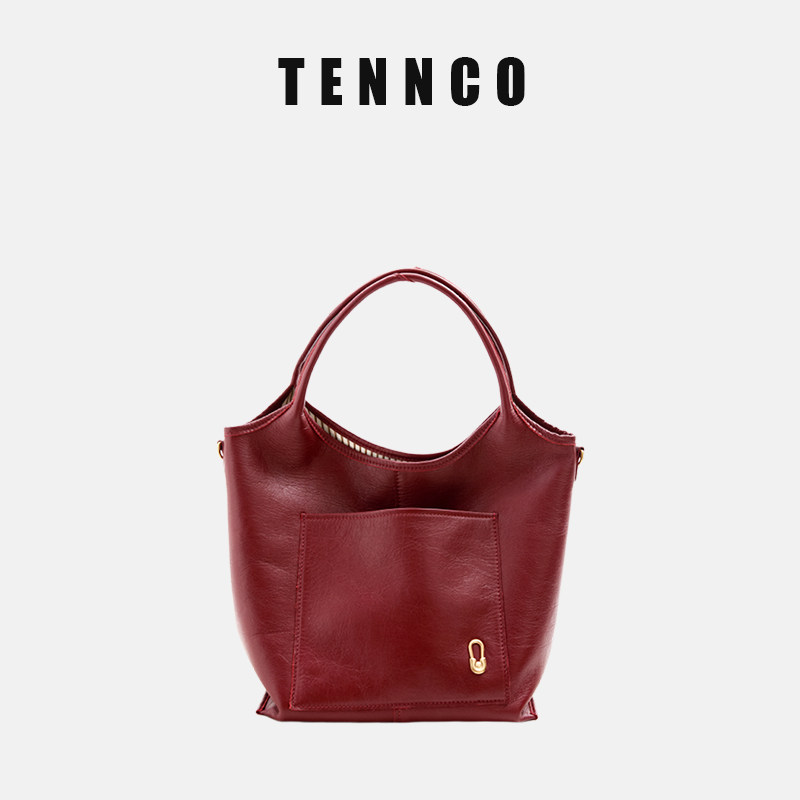 TENNCO头层真皮红色婚包图片