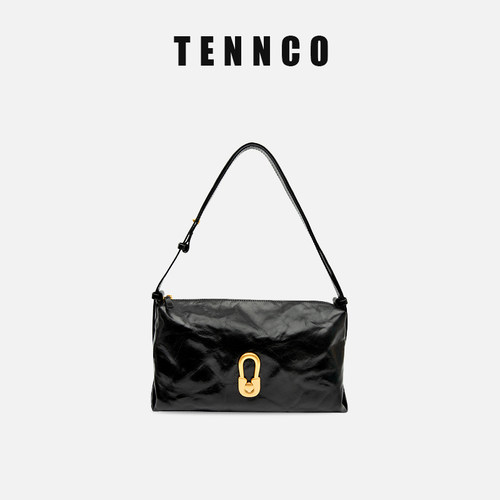 tennco头层植鞣牛皮托特包