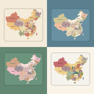 虚拟游戏地图鼠标垫小号迷你男女生办公创意电脑世界小型书桌垫子