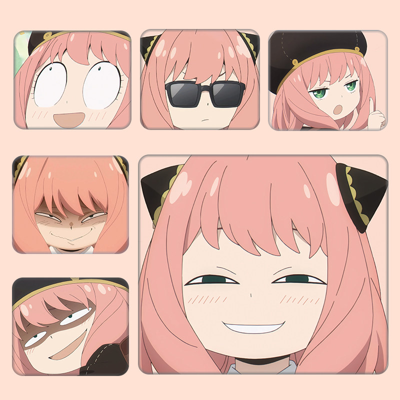 阿尼亚鼠标垫小号男女生可爱动漫小尺寸迷你电脑键盘二次元书桌垫,电脑硬件/显示器/电脑周边,鼠标垫/贴/腕垫,淘宝优惠券,粉丝福利购,淘宝优惠卷