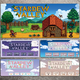 星露谷物语鼠标垫超大号男女生电竞游戏StardewValley地图桌面垫