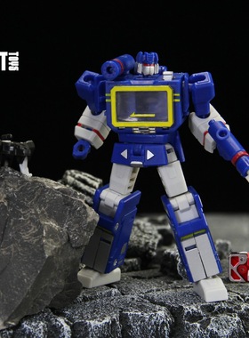 PocketToys 原色PT04声波 含3磁带DX9小比例g1金刚模型变形玩具