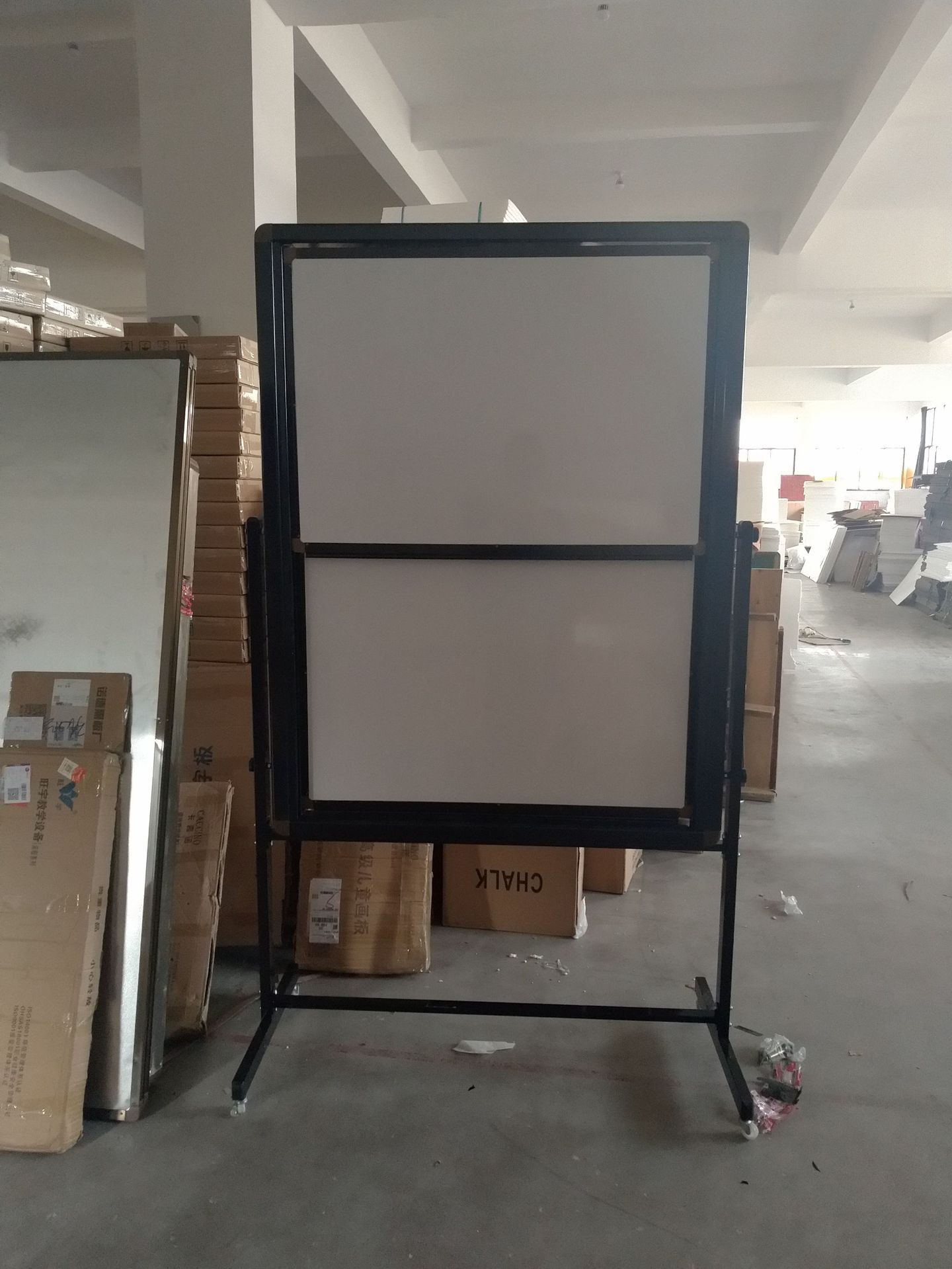 厂家直供教学黑板磁性支架升降黑板白板绿板上下移动推拉黑板
