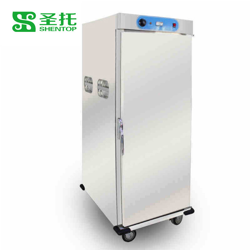 圣托 宴会保温餐车 单门不锈钢保温柜酒店宴会食堂快餐移动保温车