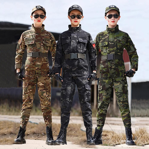 儿童迷彩服套装男女童特种兵长三角洲套装军训服夏令营拓展演出服