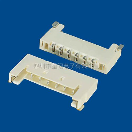 莫仕MX1.5mm卧式贴片2P3P4P5P6P7P8P母头Molex连接器电池座插座子