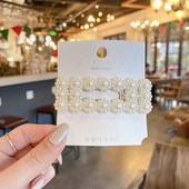 后脑勺刘海不伤发头饰 网红2022年新款 边夹发卡女鸭嘴夹一字夹韩版