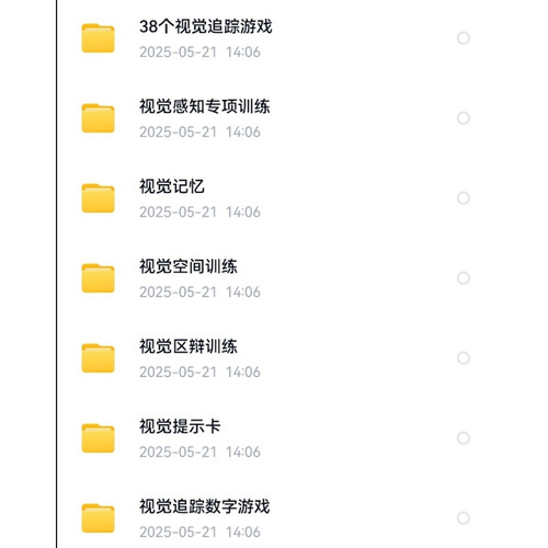 800套儿童视觉训练资料合集追踪记忆空间训练提示卡追踪专注力