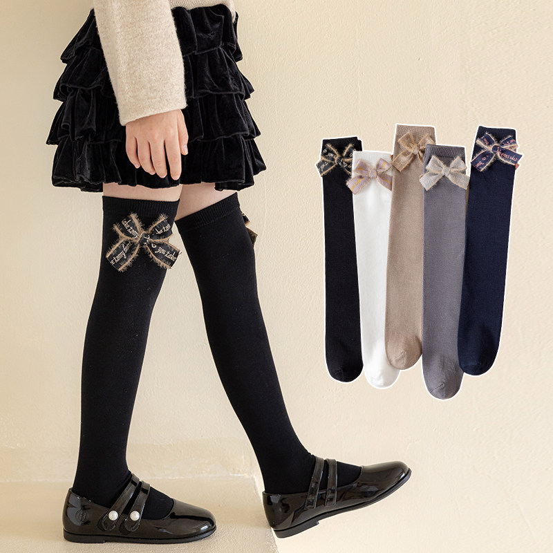 女童高筒袜子秋季新款儿童过膝长筒袜中大童学生半截洋气打底腿袜,童装/婴儿装/亲子装,儿童袜子(0-16岁),淘宝优惠券,粉丝福利购,淘宝优惠卷