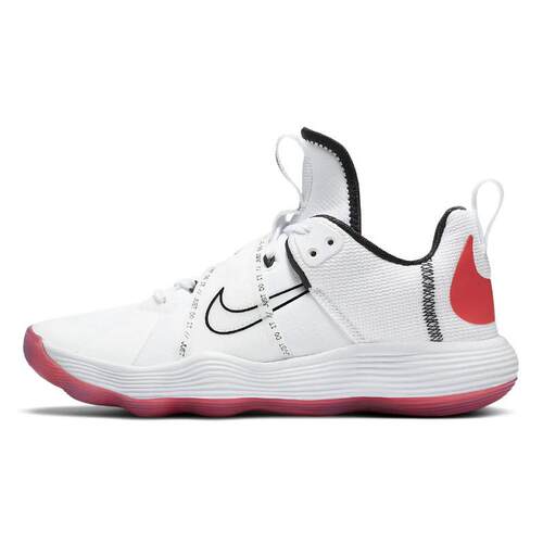 Nike React HyperSet 防滑透气 排球训练鞋 女款 白蓝粉