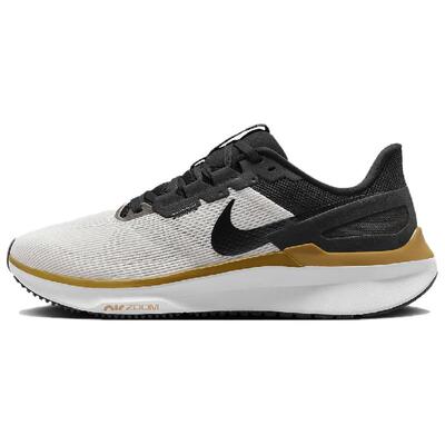 Nike Zoom Structure 25 舒适透气 低帮跑步鞋 男款 灰黑黄
