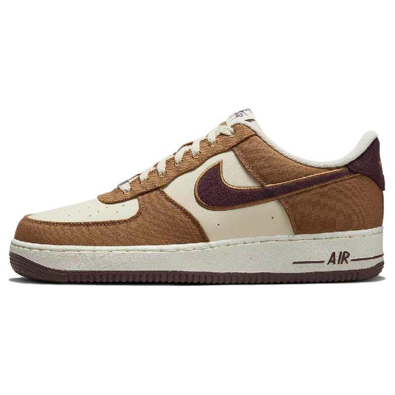 Nike Air Force 1 ’07 LV8 耐磨透气 低帮 板鞋 男款 棕米色