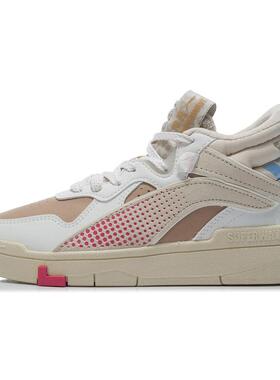 LiNing李宁 轻逸LS 透气潮流运动休闲鞋 女款 白粉蓝