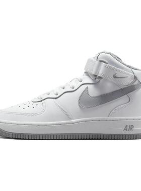 Nike Air Force 1 Mid LE 防滑耐磨 中帮 板鞋 GS 白色