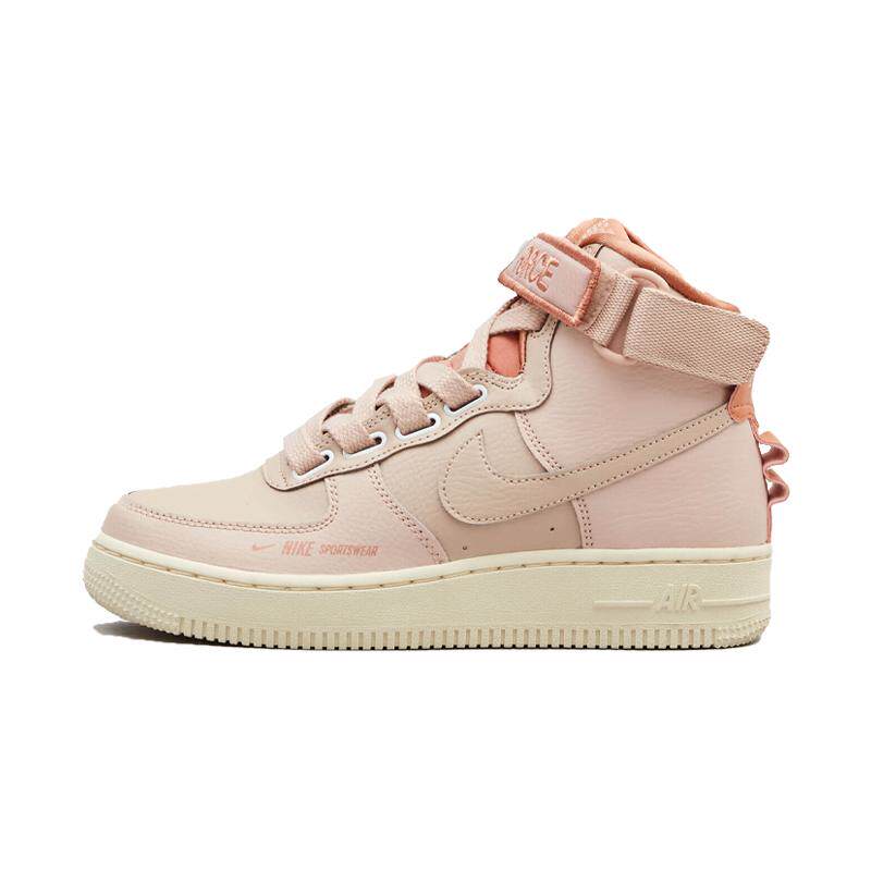 Nike Air Force 1 High Utility 高帮 板鞋 GS 樱花粉