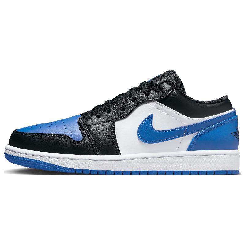 Jordan Air Jordan 1 Low "Royal Toe" 皮革 低帮 复古篮球鞋