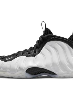 Nike Foamposite One White and Black 中帮 复古篮球鞋 男女