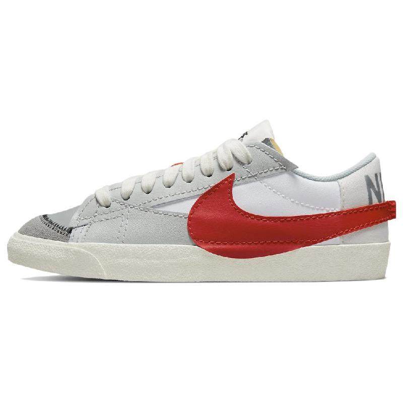 Nike Blazer Low Jumbo 低帮 板鞋 男款 白红色